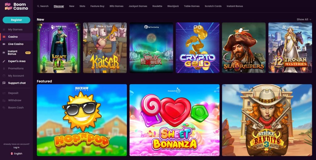 Boo Casino Review 2024 boomcasino login Enjoy the Explosive Action